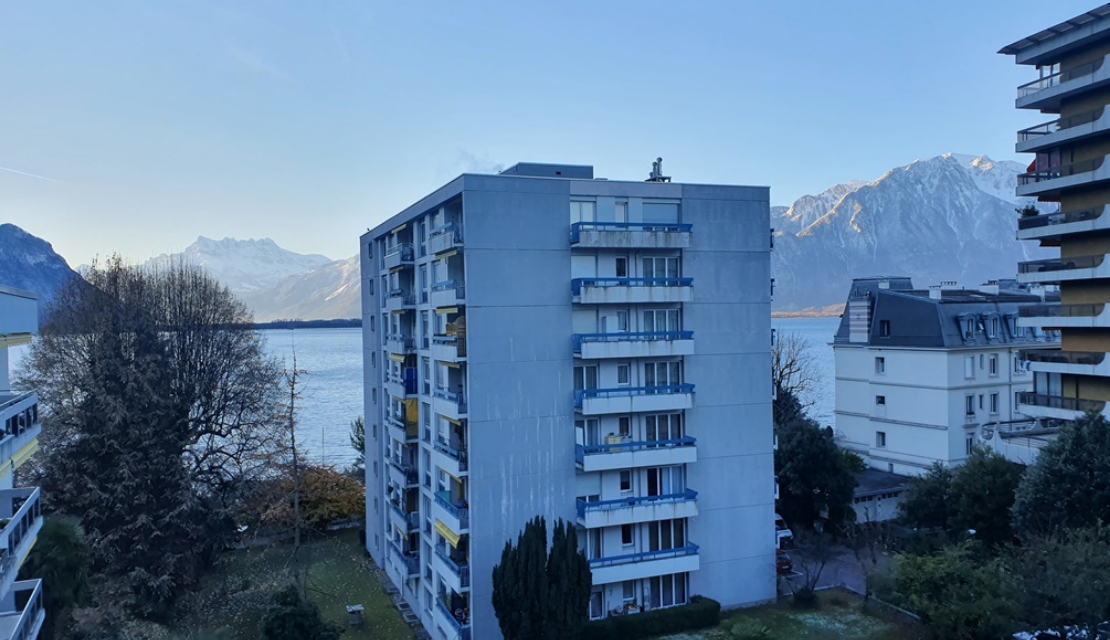 Montreux – Appartement de 2 pièces au 5ème étage – Vue sur Dents du Midi>